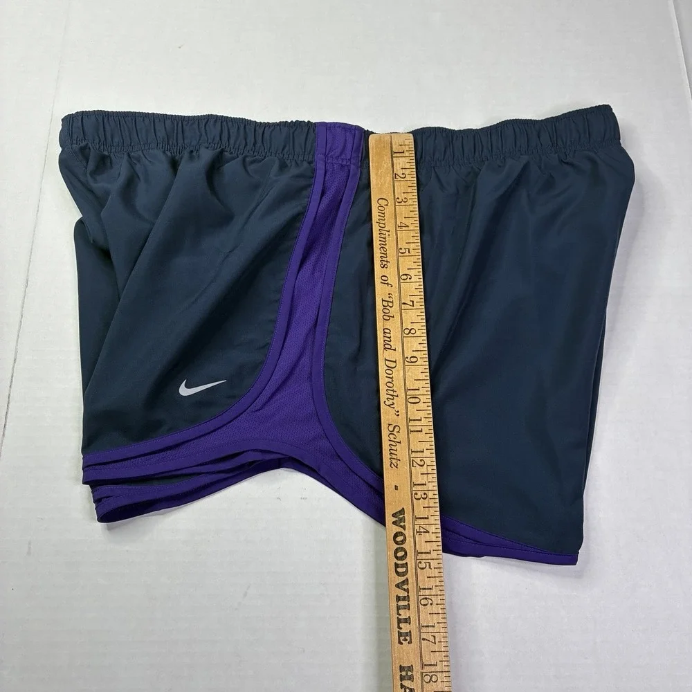Nike Dri-FIT Running Shorts Women's 2XL Blue Purple 3 Inseam Lightweight HM6096